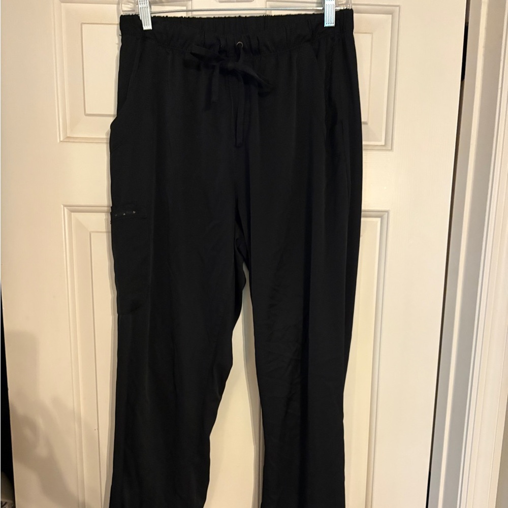 Healing Hands Black Straight Leg Pants Medium Tall
